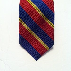 JOS.A.BANK MEN'S NEW RED 100%SILK TIE  WIDTH: 3 3/4"